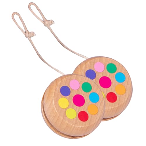 NOLITOY 2 Stück Teiliges Holz Yoyo mit Niedlichem Tierdesign Pädagogisches Fingerfertigkeitsspielzeug Hand Auge Koordination und Geschicklichkeit für Üben NOLITOY 2 Stück Teiliges Holz Yoyo mit Niedlichem Tierdesign Pädagogisches Fingerfertigkeitsspielzeug Hand Auge Koordination und Geschicklichkeit für Üben von NOLITOY