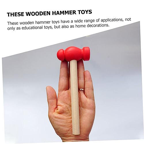 NOLITOY 2 Stück Teiliges Holzhammer Set Kindgerechte Glatte Oberfläche Sicheres Motorikspielzeug Robustes DIY Werkzeug für zu Geburtstag und Weihnachten NOLITOY 2 Stück Teiliges Holzhammer Set Kindgerechte Glatte Oberfläche Sicheres Motorikspielzeug Robustes DIY Werkzeug für zu Geburtstag und Weihnachten von NOLITOY
