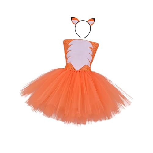 NOLITOY 2 Stück Teiliges Mädchen Fuchskostüm mit Haarschmuck Atmungsaktiver Stoff Rock Bequemes Cosplay Kleid für Jährige für Fasching Geburtstagsfeier Halloween und Tanzveranstaltungen NOLITOY 2 Stück Teiliges Mädchen Fuchskostüm mit Haarschmuck Atmungsaktiver Stoff Rock Bequemes Cosplay Kleid für Jährige für Fasching Geburtstagsfeier Halloween und Tanzveranstaltungen von NOLITOY