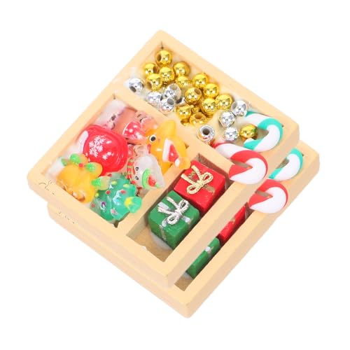 NOLITOY 2 Stück Teiliges Miniatur Dollhouse mit Farbenfrohen Candy Ornamenten Vielseitige Weihnachtsdekoration für Puppenhaus Kreative Mini für Festliche Bastelideen und Spielspaß NOLITOY 2 Stück Teiliges Miniatur Dollhouse mit Farbenfrohen Candy Ornamenten Vielseitige Weihnachtsdekoration für Puppenhaus Kreative Mini für Festliche Bastelideen und Spielspaß von NOLITOY