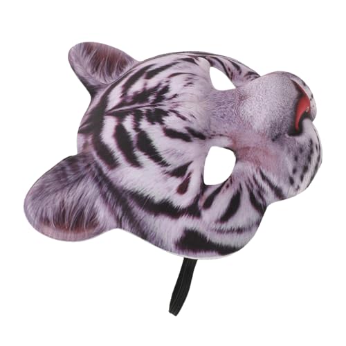 NOLITOY 2 Stück Tiger Masken für Erwachsene Atmungsaktive Tiergesichtsmasken aus Leichtem Material Bequeme Cosplay Karneval Masken für Halloween Fasching Kostümparty Realistische Foto NOLITOY 2 Stück Tiger Masken für Erwachsene Atmungsaktive Tiergesichtsmasken aus Leichtem Material Bequeme Cosplay Karneval Masken für Halloween Fasching Kostümparty Realistische Foto von NOLITOY