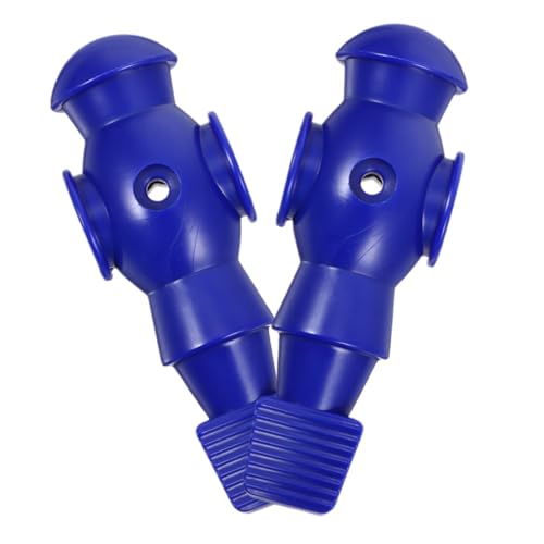 NOLITOY 2 Stück Tischfußballspieler Ersatzteile Authentische Foosball Man Figuren in Blau Einfache Montage Nahtloses Spiel für Tischkicker und Fußballspiele Zuhause von NOLITOY