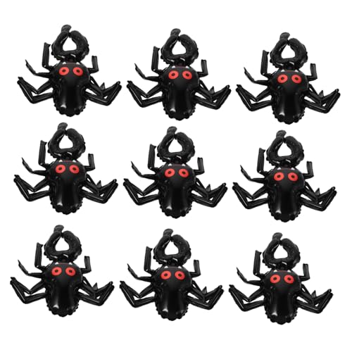 NOLITOY 20 Stück Halloween Handgelenk Luftballons aus Aluminiumfolie Aufblasbare Spinnen Armbänder für Partydekoration Leicht Tragbar und Geeignet für Indoor und Outdoor Feiern NOLITOY 20 Stück Halloween Handgelenk Luftballons aus Aluminiumfolie Aufblasbare Spinnen Armbänder für Partydekoration Leicht Tragbar und Geeignet für Indoor und Outdoor Feiern von NOLITOY