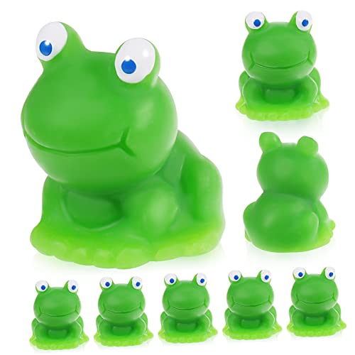 NOLITOY 20 Stück Miniatur Frosch Figuren Lebensnahe Tierornamente Harz Dekoration für Garten und Zimmer Pädagogisches für Robust und Wiederverwendbar von NOLITOY