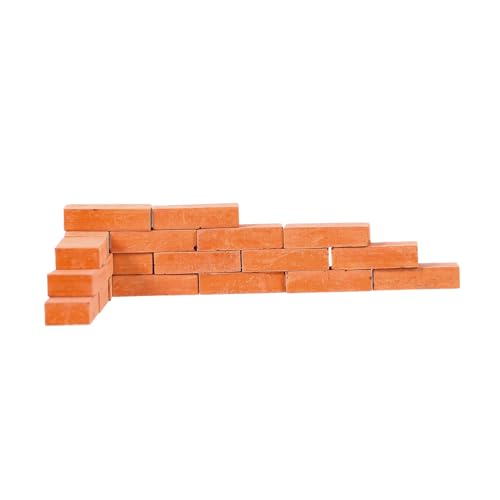 NOLITOY 20 Stück Miniatur Ziegelsteine Langlebige Sandtisch Bausteine für Modellbau Mikro Landschaft Wanddekoration DIY Architektur Basteln Realistische Miniatur Steine NOLITOY 20 Stück Miniatur Ziegelsteine Langlebige Sandtisch Bausteine für Modellbau Mikro Landschaft Wanddekoration DIY Architektur Basteln Realistische Miniatur Steine von NOLITOY