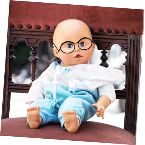 NOLITOY 20 Stück Puppenbrille Zubehör Miniaturbrillen für Puppen Brillenrequisiten für Puppe winzig Rahmen gläser Mini-Puppen-Sonnenbrillen-Requisiten Metallbrille Kupfer NOLITOY 20 Stück Puppenbrille Zubehör Miniaturbrillen für Puppen Brillenrequisiten für Puppe winzig Rahmen gläser Mini-Puppen-Sonnenbrillen-Requisiten Metallbrille Kupfer von NOLITOY