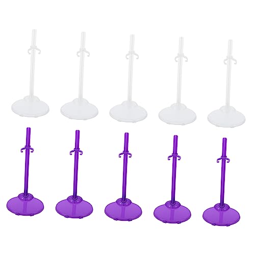NOLITOY 20 Stück Puppenstützrahmen Halterung für Hochzeitspuppen Ständer mit Transparenten und Clips Stabil und Robust für Präsentation von Spielzeugfiguren NOLITOY 20 Stück Puppenstützrahmen Halterung für Hochzeitspuppen Ständer mit Transparenten und Clips Stabil und Robust für Präsentation von Spielzeugfiguren von NOLITOY