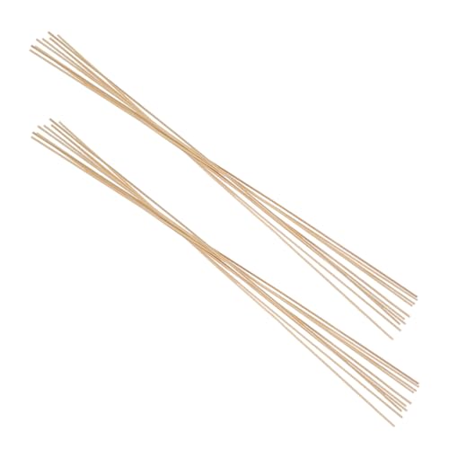 NOLITOY 20 Stück Teiliges Bambusstäbe für DIY Drachenbau Flexible und Stabile Bambusstäbe Splitterfrei Natürliches Bastelmaterial für Kreative Outdoor Aktivitäten von NOLITOY