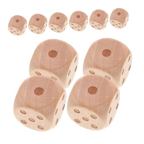 NOLITOY 20 Stück Teiliges Holz Würfelset mit Nummerierten Unbemalten Vertiefungen Abrundete Ecken Langlebig Multifunktional für Brettspiele DIY Design Angenehmer Griff Bulk Spielwürfel NOLITOY 20 Stück Teiliges Holz Würfelset mit Nummerierten Unbemalten Vertiefungen Abrundete Ecken Langlebig Multifunktional für Brettspiele DIY Design Angenehmer Griff Bulk Spielwürfel von NOLITOY