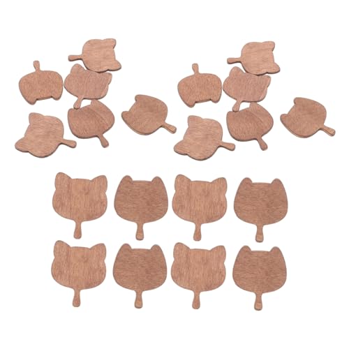 NOLITOY 20 Stück Teiliges Mini Holz Schneidebrett für Puppenhausmöbel Detailreiche Miniatur Küchenaccessoires Vielseitig Einsetzbar für Kreatives Kinderspiel und Realistische von NOLITOY