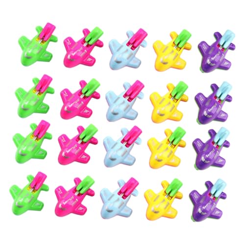 NOLITOY 20 Stück Teiliges Mini flugzeugspielzeug mit Pfeife Kunststoff Sicher für Kleinkinder Kindgerechtes Lernspielzeug Lustige Vorwärtslaufende Flugzeuge zum Teilen bei Zufällige Farbe NOLITOY 20 Stück Teiliges Mini flugzeugspielzeug mit Pfeife Kunststoff Sicher für Kleinkinder Kindgerechtes Lernspielzeug Lustige Vorwärtslaufende Flugzeuge zum Teilen bei Zufällige Farbe von NOLITOY