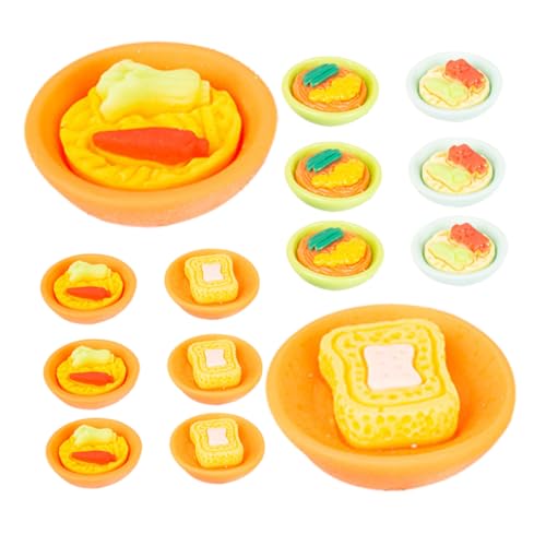 NOLITOY 20 Stück Teiliges Miniatur Japanische Snacks Puppenhaus Zubehör Miniatur Lebensmittel Ornamente Realistische Details Vielseitige Dekoration für Puppenhaus Handgefertigt Glatte von NOLITOY