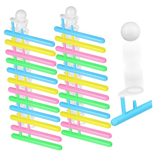 NOLITOY 24 Stück Bunte Schwebende Atemübungs Spielzeuge für Altersgruppen von Eltern Junge Mädchen Interaktion und Konzentration Tragbar für Drinnen und Draußen von NOLITOY