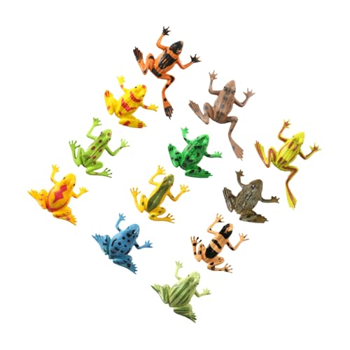 NOLITOY 24 Stück Teiliges Froschmodell Robustem PVC Realistische Amphibienform Farbgetreu Gestaltet Pädagogisches Tierdekor für Kinderzimmer und Lernzwecke Umweltfreundlich und Langlebig NOLITOY 24 Stück Teiliges Froschmodell Robustem PVC Realistische Amphibienform Farbgetreu Gestaltet Pädagogisches Tierdekor für Kinderzimmer und Lernzwecke Umweltfreundlich und Langlebig von NOLITOY