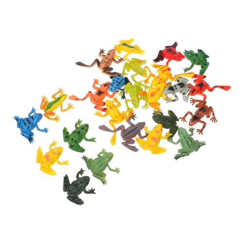NOLITOY 24 Stück Teiliges Froschmodell Wetterfeste Realistische Froschfiguren aus Robustem Kunststoff Kreative Tierfiguren für Naturbeobachtung Desktop und Gartendekoration NOLITOY 24 Stück Teiliges Froschmodell Wetterfeste Realistische Froschfiguren aus Robustem Kunststoff Kreative Tierfiguren für Naturbeobachtung Desktop und Gartendekoration von NOLITOY