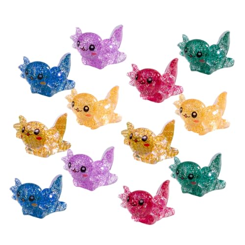 NOLITOY 24 Stück Teiliges Mini Axolotl Dekofiguren Set aus Robustem Wasserdichtem Harz Niedliche DIY Garten und Aquarium Accessoires für Puppenhaus Sammler und Originelle Geschenkideen NOLITOY 24 Stück Teiliges Mini Axolotl Dekofiguren Set aus Robustem Wasserdichtem Harz Niedliche DIY Garten und Aquarium Accessoires für Puppenhaus Sammler und Originelle Geschenkideen von NOLITOY