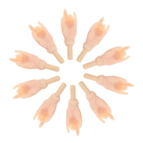 NOLITOY 24 Stück Teiliges Miniatur Puppenhände Realistische Plastik Handgelenke Bewegliche Doll Body Accessories Einfach zu Montierende Ersatzteile für DIY Puppenbau und Bastelbedarf NOLITOY 24 Stück Teiliges Miniatur Puppenhände Realistische Plastik Handgelenke Bewegliche Doll Body Accessories Einfach zu Montierende Ersatzteile für DIY Puppenbau und Bastelbedarf von NOLITOY