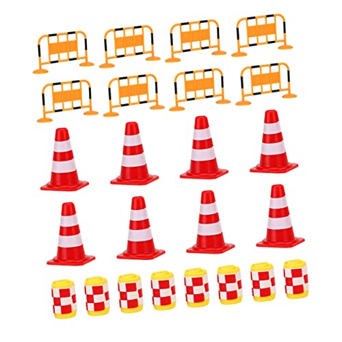 NOLITOY 24 Stück Teiliges Verkehrssicherheitsspielzeug für Simulation von Straßenabsperrungen Lehrreiche und Verkehrsschilder zur des Rollenspielenden Lernens Verkehrssicherheit NOLITOY 24 Stück Teiliges Verkehrssicherheitsspielzeug für Simulation von Straßenabsperrungen Lehrreiche und Verkehrsschilder zur des Rollenspielenden Lernens Verkehrssicherheit von NOLITOY