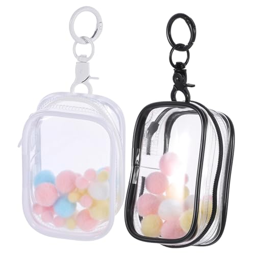 NOLITOY 2Sätze Aufbewahrungstasche für Figuren mit Schlüsselanhänger Transparentes Design für Puppenmodelle und Actionfiguren zum Schutz und Präsentieren Ihrer NOLITOY 2Sätze Aufbewahrungstasche für Figuren mit Schlüsselanhänger Transparentes Design für Puppenmodelle und Actionfiguren zum Schutz und Präsentieren Ihrer von NOLITOY