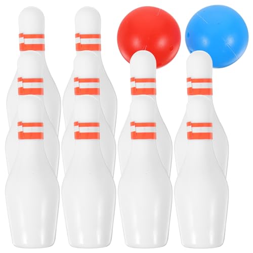 NOLITOY 2Sätze Bowling aus Harz für Mini Häuser mit Roten und Blauen Bällen Sowie Pins Zubehör für DIY Projekte und Mini Landschaften NOLITOY 2Sätze Bowling aus Harz für Mini Häuser mit Roten und Blauen Bällen Sowie Pins Zubehör für DIY Projekte und Mini Landschaften von NOLITOY