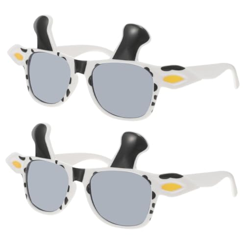 NOLITOY 2Stücke Lustige Kuhbrille Kreative Kostümaccessoires für Halloween Geburtstagsfeiern Themenpartys Kuh Cosplay Geschenkidee von NOLITOY