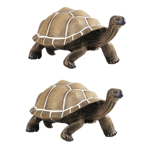 NOLITOY 2st Schildkröten-Modell Spielzeuge Modelle in Schildkrötenform Exquisites Schildkrötenspielzeug Schildkrötenfiguren Schildkröte Spielzeug Plastik Schreibtisch Dekorationen Kind von NOLITOY