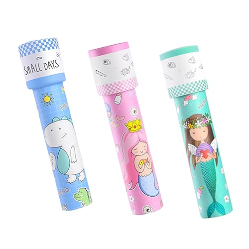 NOLITOY 3 Stück Kaleidoskop- Kinderkaleidoskop Kaleidoskop für -Kaleidoskop -Kaleidoskop-Partygeschenk Kinderspielzeug Kaleidoskop- Papierrohr von NOLITOY