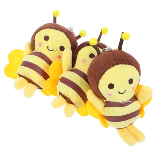 NOLITOY 3 Stück Kleiner Bienenanhänger Plüsch Schlüsselanhänger Biene Stofftier Plüsch Für Babys Stofftier Süße Biene Plüsch Kleine Gehäkelte Biene Babyparty Dekorationen NOLITOY 3 Stück Kleiner Bienenanhänger Plüsch Schlüsselanhänger Biene Stofftier Plüsch Für Babys Stofftier Süße Biene Plüsch Kleine Gehäkelte Biene Babyparty Dekorationen von NOLITOY