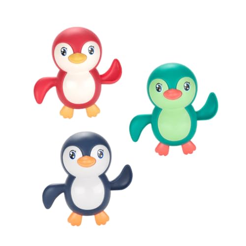 NOLITOY 3 Stück Teiliges Badespielzeug Pinguin Wind Up Wasserspielzeug Bunt für Kleinkinder Badewanne Schwimmspielzeug Sicher und Umweltfreundlich NOLITOY 3 Stück Teiliges Badespielzeug Pinguin Wind Up Wasserspielzeug Bunt für Kleinkinder Badewanne Schwimmspielzeug Sicher und Umweltfreundlich von NOLITOY