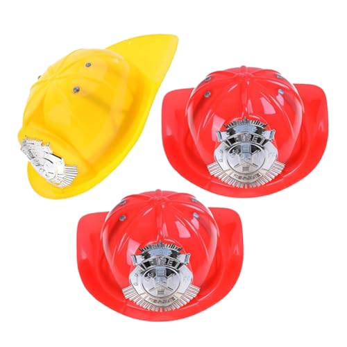 NOLITOY 3 Stück Teiliges Feuerwehrhelm und Erwachsene Kunststoff feuerwehrmütze in Gelb und Rot Sicher Leicht für Feuerwehrkostüm Rollenspiel Halloween und Karneval Geeignet NOLITOY 3 Stück Teiliges Feuerwehrhelm und Erwachsene Kunststoff feuerwehrmütze in Gelb und Rot Sicher Leicht für Feuerwehrkostüm Rollenspiel Halloween und Karneval Geeignet von NOLITOY
