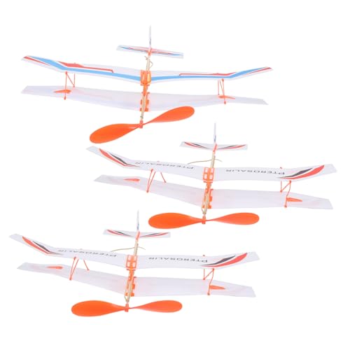 NOLITOY 3 Stück Teiliges Gummi Flugzeug Spielzeugset Gleiter Modell Einfache Montage Outdoor Flugspaß für für Jungen und Mädchen Langlebig und Unterhaltsam Zufällige Farbe Zufällige Farbe NOLITOY 3 Stück Teiliges Gummi Flugzeug Spielzeugset Gleiter Modell Einfache Montage Outdoor Flugspaß für für Jungen und Mädchen Langlebig und Unterhaltsam Zufällige Farbe Zufällige Farbe von NOLITOY
