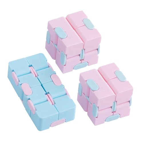 NOLITOY 3 Stück Teiliges Infinite Cube in Bonbonfarben Kreatives Stress Würfel zur Angstlinderung für Erwachsene Tragbar Fördert Kreativität und Fingerfertigkeit Zufällige NOLITOY 3 Stück Teiliges Infinite Cube in Bonbonfarben Kreatives Stress Würfel zur Angstlinderung für Erwachsene Tragbar Fördert Kreativität und Fingerfertigkeit Zufällige von NOLITOY