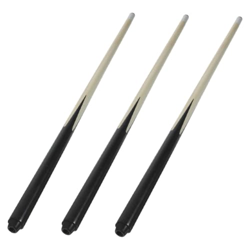 NOLITOY 3 Stück Teiliges Mini Pool Queue aus Holz Kurze Leichte Billard Queue Sticks für Kompakt und Platzsparend für Enge Räume und Präzise Tischbillard Spiele Zuhause NOLITOY 3 Stück Teiliges Mini Pool Queue aus Holz Kurze Leichte Billard Queue Sticks für Kompakt und Platzsparend für Enge Räume und Präzise Tischbillard Spiele Zuhause von NOLITOY