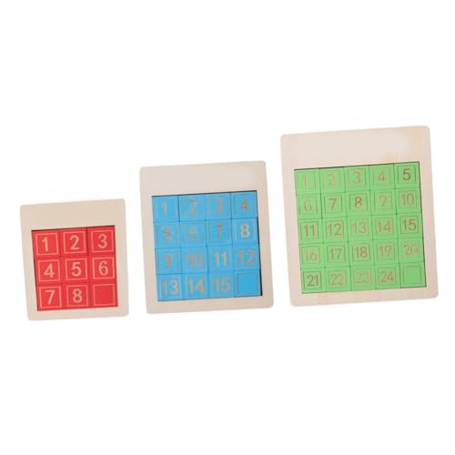 NOLITOY 3 Stück Teiliges Montessori Holz Zahlen Schiebepuzzle für Kleinkinder Fördert Logisches Denken Feinmotorik und Zahlenverständnis Interaktives Lernspielzeug für Vorschulkinder NOLITOY 3 Stück Teiliges Montessori Holz Zahlen Schiebepuzzle für Kleinkinder Fördert Logisches Denken Feinmotorik und Zahlenverständnis Interaktives Lernspielzeug für Vorschulkinder von NOLITOY