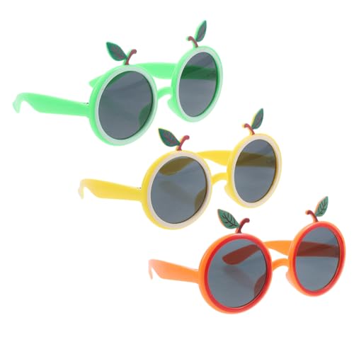 NOLITOY 3 Stück Teiliges Plastik Partybrillen Lustige Orange Fruchtförmige Hawaii Sonnenbrillen Karneval Fotorequisiten in Orange Gelb Grün NOLITOY 3 Stück Teiliges Plastik Partybrillen Lustige Orange Fruchtförmige Hawaii Sonnenbrillen Karneval Fotorequisiten in Orange Gelb Grün von NOLITOY
