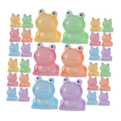 NOLITOY 30 Stück Im Dunkeln Leuchtende Frosch Dekoration Lustige Kleine Spielzeuge Miniatur Grün Kleine Froschfiguren Kinderfiguren Tiere Leuchtendes Ornament Froschspielzeug Bad NOLITOY 30 Stück Im Dunkeln Leuchtende Frosch Dekoration Lustige Kleine Spielzeuge Miniatur Grün Kleine Froschfiguren Kinderfiguren Tiere Leuchtendes Ornament Froschspielzeug Bad von NOLITOY