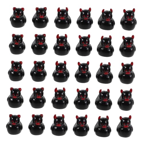 NOLITOY 30 Stück Teiliges Mini Resin Entenfiguren Kleine Tierornamente für DIY Moos Terrarien Kreative Mikro Dekorationen für Puppenhaus Garten und Schreibtisch Farbecht Vielseitig von NOLITOY