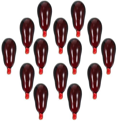NOLITOY 30Stücke Halloween Blutkapseln Lustige Requisite für Aprilscherze Cosplay und Partydekoration Realistische Effekte für Unheimliche Szenen und Spukhaus Events NOLITOY 30Stücke Halloween Blutkapseln Lustige Requisite für Aprilscherze Cosplay und Partydekoration Realistische Effekte für Unheimliche Szenen und Spukhaus Events von NOLITOY