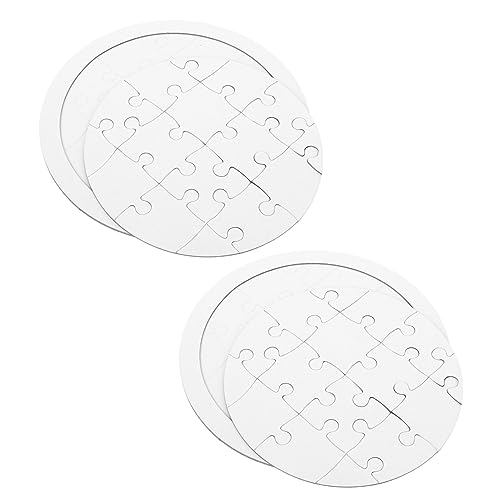 NOLITOY 4 Sätze DIY Blank Puzzles für Leere Puzzlestücke zum Bemalen Kreative Bastelmaterialien für Einfach zu Gestalten für DIY Projekte und Kreative Aktivitäten NOLITOY 4 Sätze DIY Blank Puzzles für Leere Puzzlestücke zum Bemalen Kreative Bastelmaterialien für Einfach zu Gestalten für DIY Projekte und Kreative Aktivitäten von NOLITOY