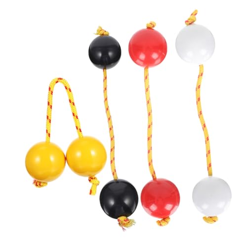 NOLITOY 4 Stück Aslatuas Rhythmischer Shaker Afrikanischer Hand Percussion Rhythmusball mit Doppel Kugeln für Erwachsene Traditionelles Musikinstrument für Partys Hochzeiten und NOLITOY 4 Stück Aslatuas Rhythmischer Shaker Afrikanischer Hand Percussion Rhythmusball mit Doppel Kugeln für Erwachsene Traditionelles Musikinstrument für Partys Hochzeiten und von NOLITOY