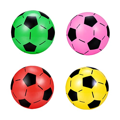 NOLITOY 4 Stück Aufblasbare Fußballbälle Kleine Bälle Für Aufblasbarer Ball Für Spielplatz Im Freien Fußballspiel Kleinkind Outdoor Aufblasbare Fußbälle Für Zufällige Farbe NOLITOY 4 Stück Aufblasbare Fußballbälle Kleine Bälle Für Aufblasbarer Ball Für Spielplatz Im Freien Fußballspiel Kleinkind Outdoor Aufblasbare Fußbälle Für Zufällige Farbe von NOLITOY