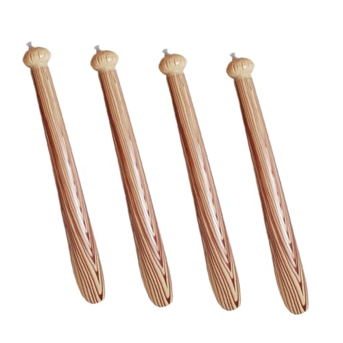 NOLITOY 4 Stück Aufblasbarer Baseballschläger mit Holzmaserung Lustiger Party Stick für Partyzubehör und Sportspielzeug als Kindergeburtstags und Karnevalsspielzeug NOLITOY 4 Stück Aufblasbarer Baseballschläger mit Holzmaserung Lustiger Party Stick für Partyzubehör und Sportspielzeug als Kindergeburtstags und Karnevalsspielzeug von NOLITOY