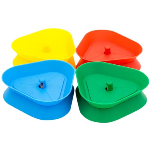 NOLITOY 4 Stück Dreieck Spielkartenhalter für Erwachsene Stabiler Kartenhalter für Brettspiele und Kartenspiele Praktisches Zubehör für Familienpartys Handlich und rutschfest Geeignet für von NOLITOY