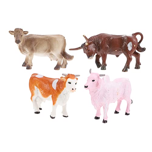 NOLITOY 4 Stück Kreatives Mini Kuhmodelle Realistische Bauernhoftiere für Lernspielzeug und Dekorative Figuren für Zuhause und Terrarien für Mikrolandschaften und Desktop Dekoration NOLITOY 4 Stück Kreatives Mini Kuhmodelle Realistische Bauernhoftiere für Lernspielzeug und Dekorative Figuren für Zuhause und Terrarien für Mikrolandschaften und Desktop Dekoration von NOLITOY