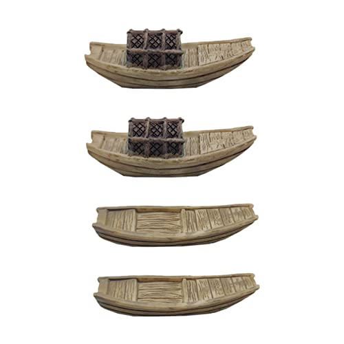 NOLITOY 4 Stück Mikrolandschaftsfischerboot nautisch Miniaturmodell eines Segelboots Segelschiff-Ornamente Mini-Puppenhausboote bastelzeug The Craft Miniboot Boot Handwerk Plastik NOLITOY 4 Stück Mikrolandschaftsfischerboot nautisch Miniaturmodell eines Segelboots Segelschiff-Ornamente Mini-Puppenhausboote bastelzeug The Craft Miniboot Boot Handwerk Plastik von NOLITOY
