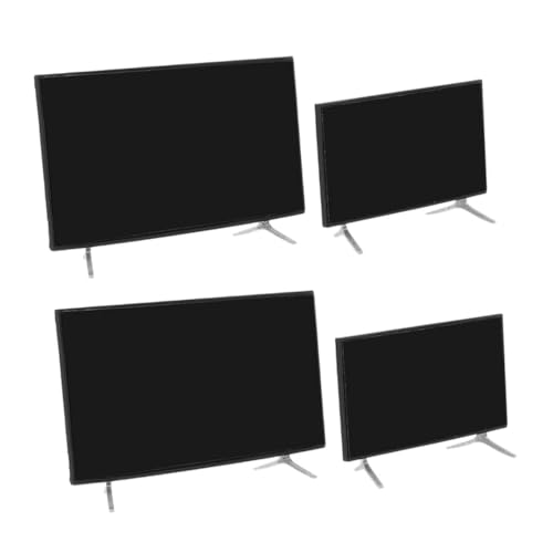 NOLITOY 4 Stück Mini Simulationsfernseher Dekor Puppenhaus Fernsehzubehör Puppenhaus Miniaturszenenmodell Miniatur Puppenhausmöbel Und Zubehör Fernseher Miniatur Mini von NOLITOY