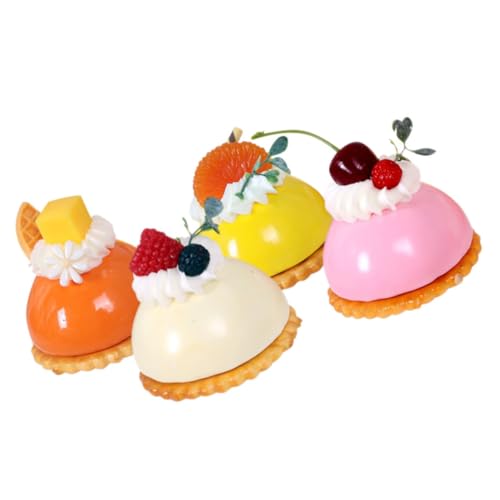 NOLITOY 4 Stück Miniatur Kuchenmagneten Realistische Französische Dessert Deko in Rosa Orange Apricot Gelb Küchen und Kühlschrankdeko Detailreiche Tortenmodelle für Wohn und NOLITOY 4 Stück Miniatur Kuchenmagneten Realistische Französische Dessert Deko in Rosa Orange Apricot Gelb Küchen und Kühlschrankdeko Detailreiche Tortenmodelle für Wohn und von NOLITOY