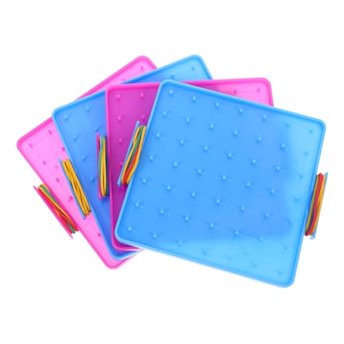 NOLITOY 4 Stück Nagelbrettunterrichtshilfen Peg -vorstand Farbe Stecktafeln Nägel Mosaik Geoboards Für Geoboard- Geobrett Lernen Planke Werkzeug Form Plastik Zufällige Farbe NOLITOY 4 Stück Nagelbrettunterrichtshilfen Peg -vorstand Farbe Stecktafeln Nägel Mosaik Geoboards Für Geoboard- Geobrett Lernen Planke Werkzeug Form Plastik Zufällige Farbe von NOLITOY