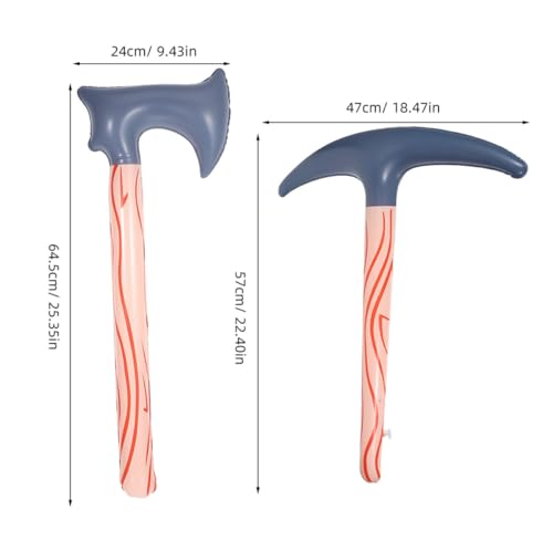 NOLITOY 4 Stück Teiliges Aufblasbares Wildnisaxt- Leicht und Sicher Vielseitige Kostümrequisiten für Halloween Karneval Cosplay und Party Wiederverwendbar für Erwachsene NOLITOY 4 Stück Teiliges Aufblasbares Wildnisaxt- Leicht und Sicher Vielseitige Kostümrequisiten für Halloween Karneval Cosplay und Party Wiederverwendbar für Erwachsene von NOLITOY