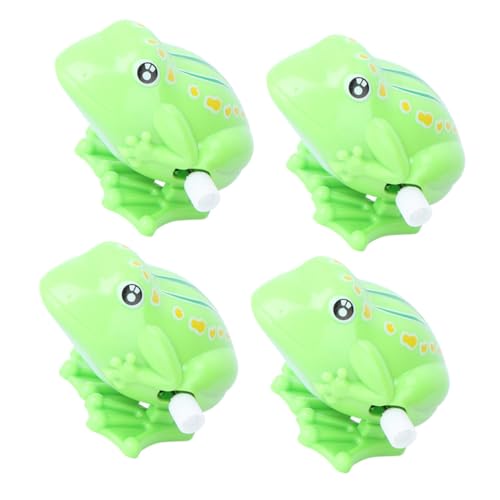 NOLITOY 4 Stück Teiliges Aufziehspielzeug Hüpfende Frösche aus Robustem Material Lustiges Tier für Koordination und Fantasie für Drinnen und Draußen NOLITOY 4 Stück Teiliges Aufziehspielzeug Hüpfende Frösche aus Robustem Material Lustiges Tier für Koordination und Fantasie für Drinnen und Draußen von NOLITOY